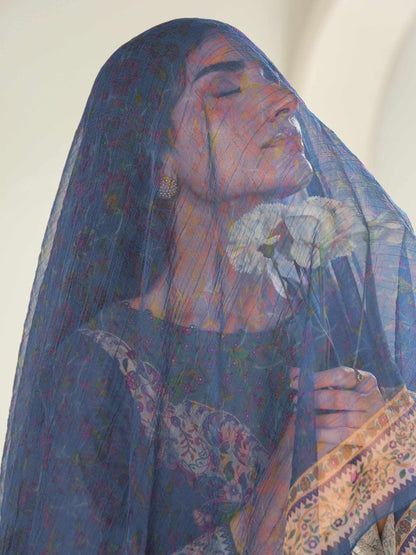 3 Piece Lawn Suit-Printed (Unstitched)