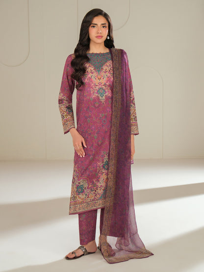 3 Piece Lawn Suit-Printed (Unstitched)