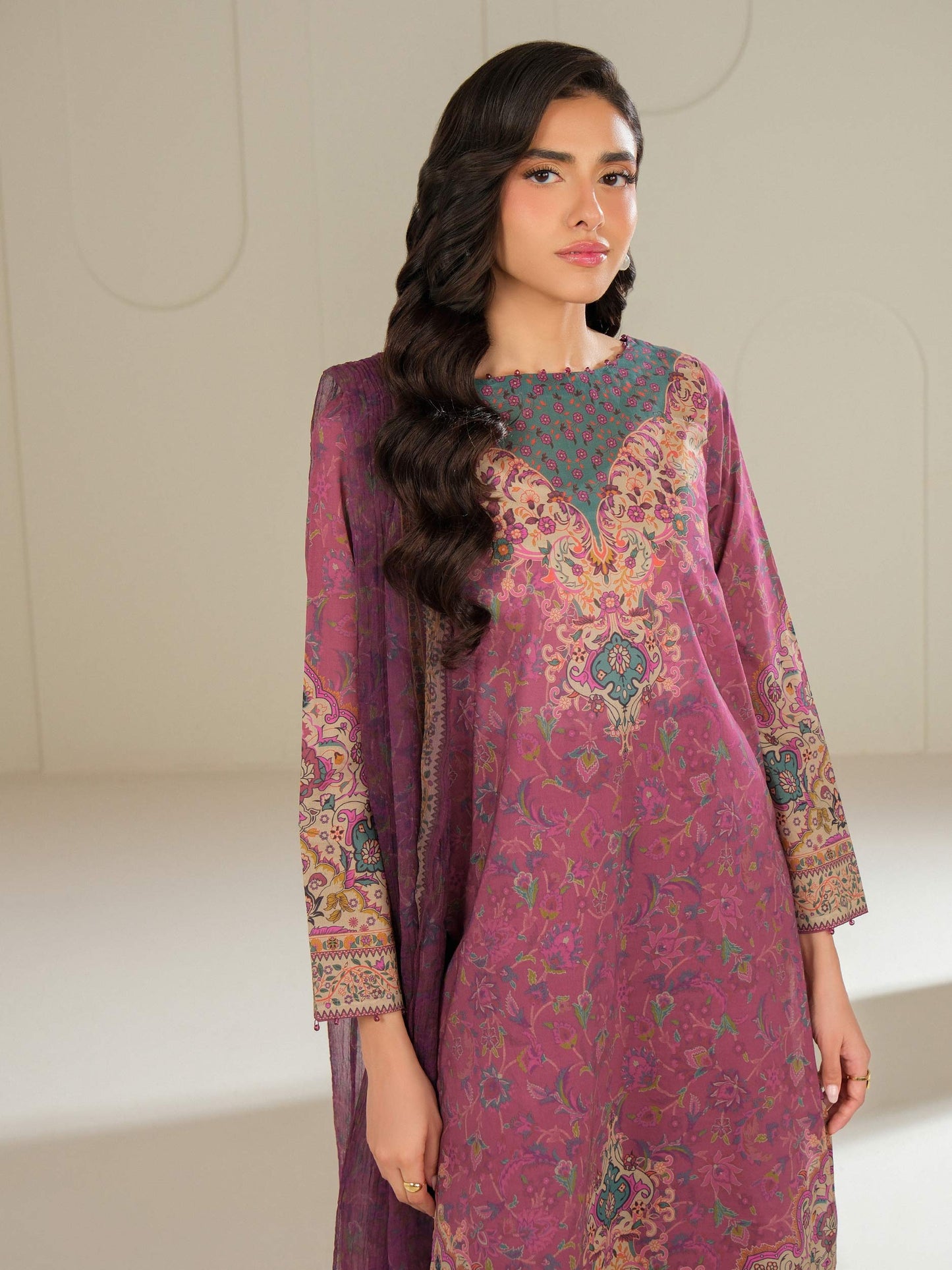 3 Piece Lawn Suit-Printed (Unstitched)