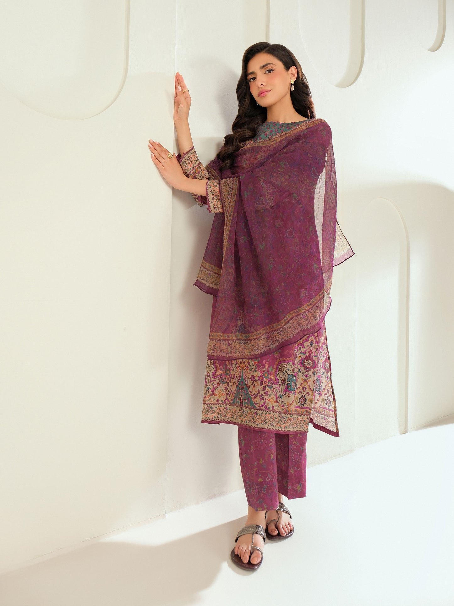 3 Piece Lawn Suit-Printed (Unstitched)