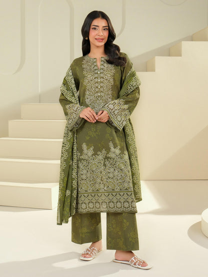3 Piece Lawn Suit-Paste Print (Unstitched)