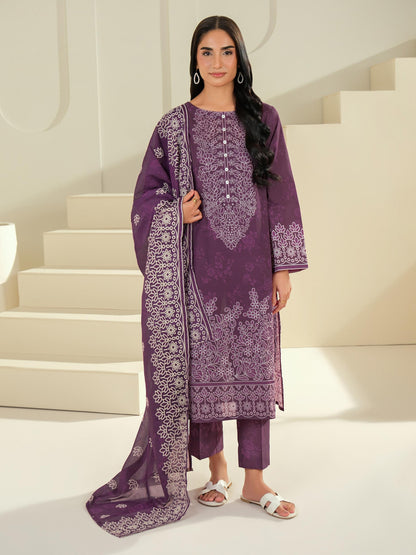 3 Piece Lawn Suit-Paste Print (Unstitched)