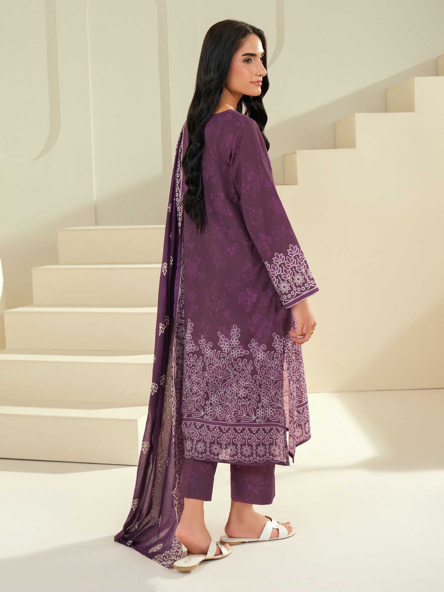 3 Piece Lawn Suit-Paste Print (Unstitched)