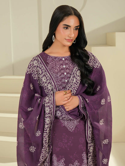 3 Piece Lawn Suit-Paste Print (Unstitched)