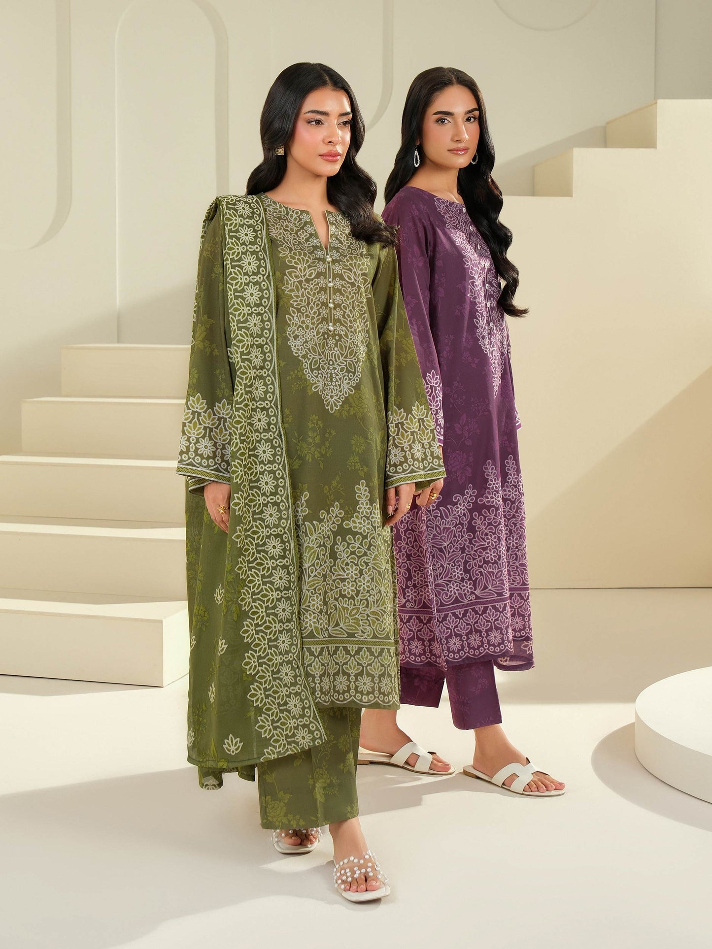 3 Piece Lawn Suit-Paste Print (Unstitched)