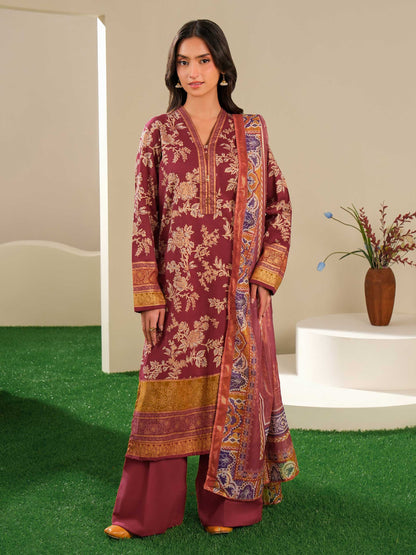 3 Piece Lawn Suit-Paste Print (Unstitched)