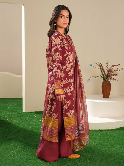 3 Piece Lawn Suit-Paste Print (Unstitched)