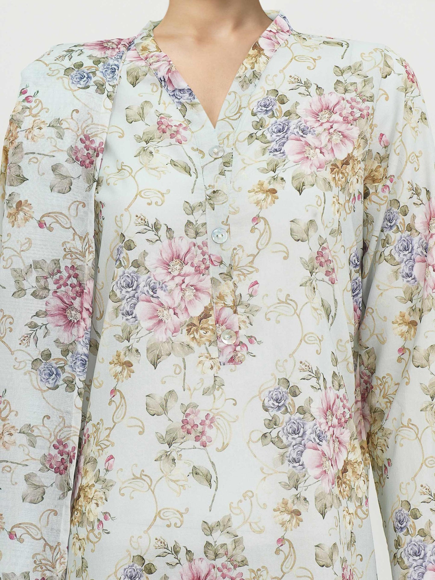 3 Piece Lawn Suit-Printed (Unstitched)