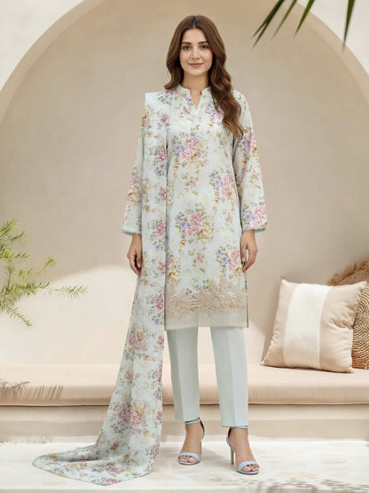 3 Piece Lawn Suit-Printed (Unstitched)