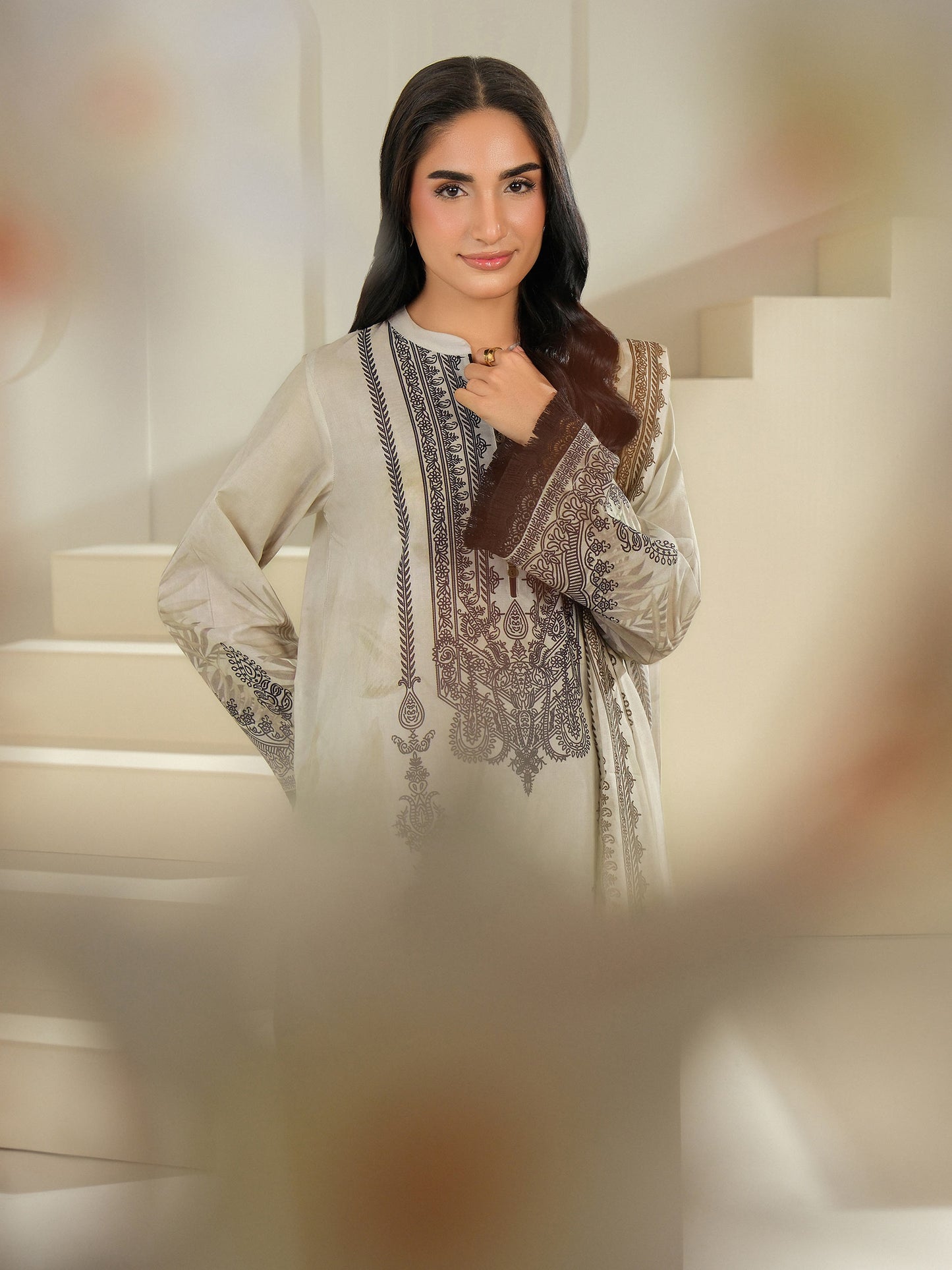 2 Piece Lawn Suit-Printed (Unstitched)