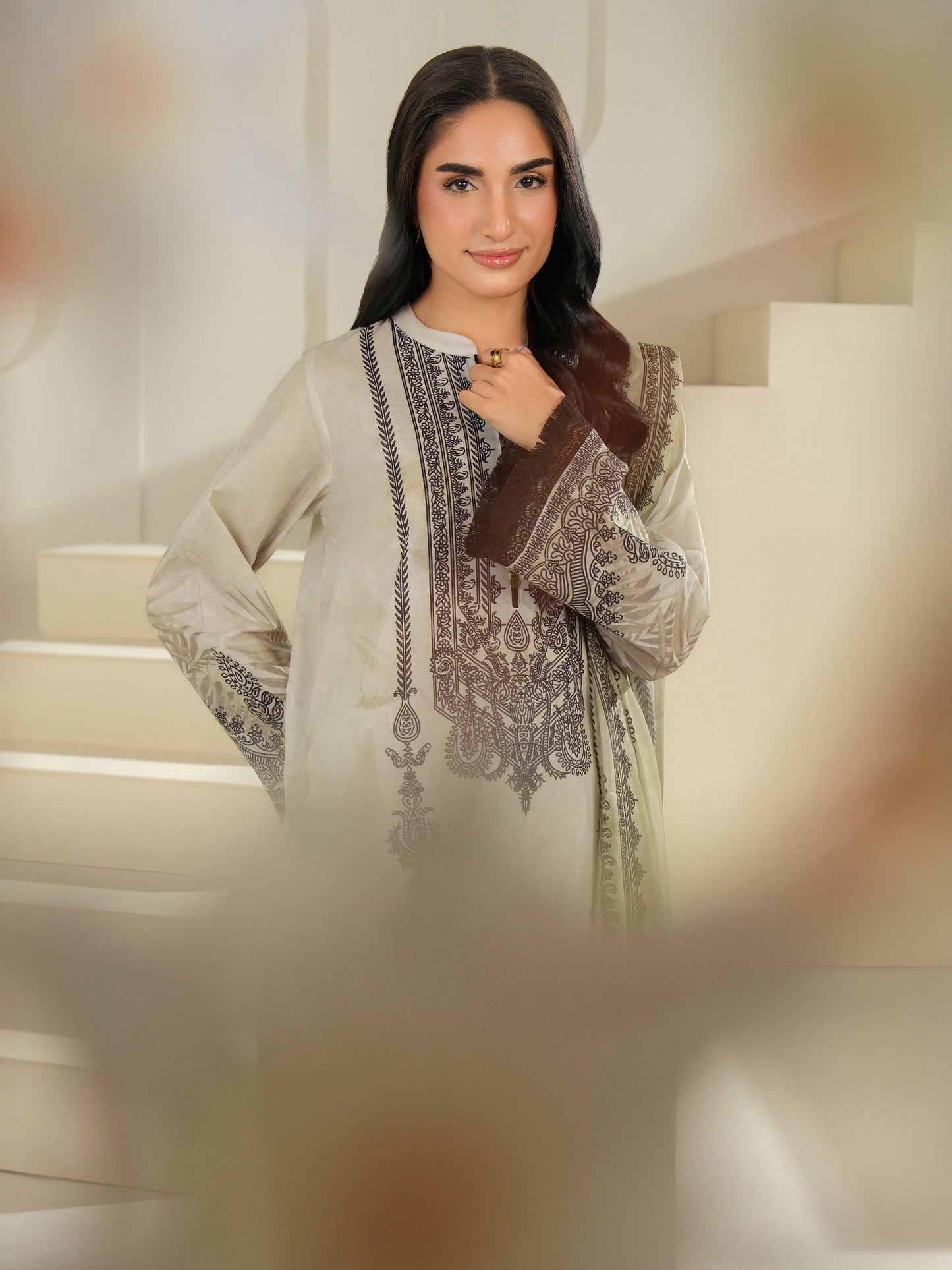 2 Piece Lawn Suit-Printed (Unstitched)