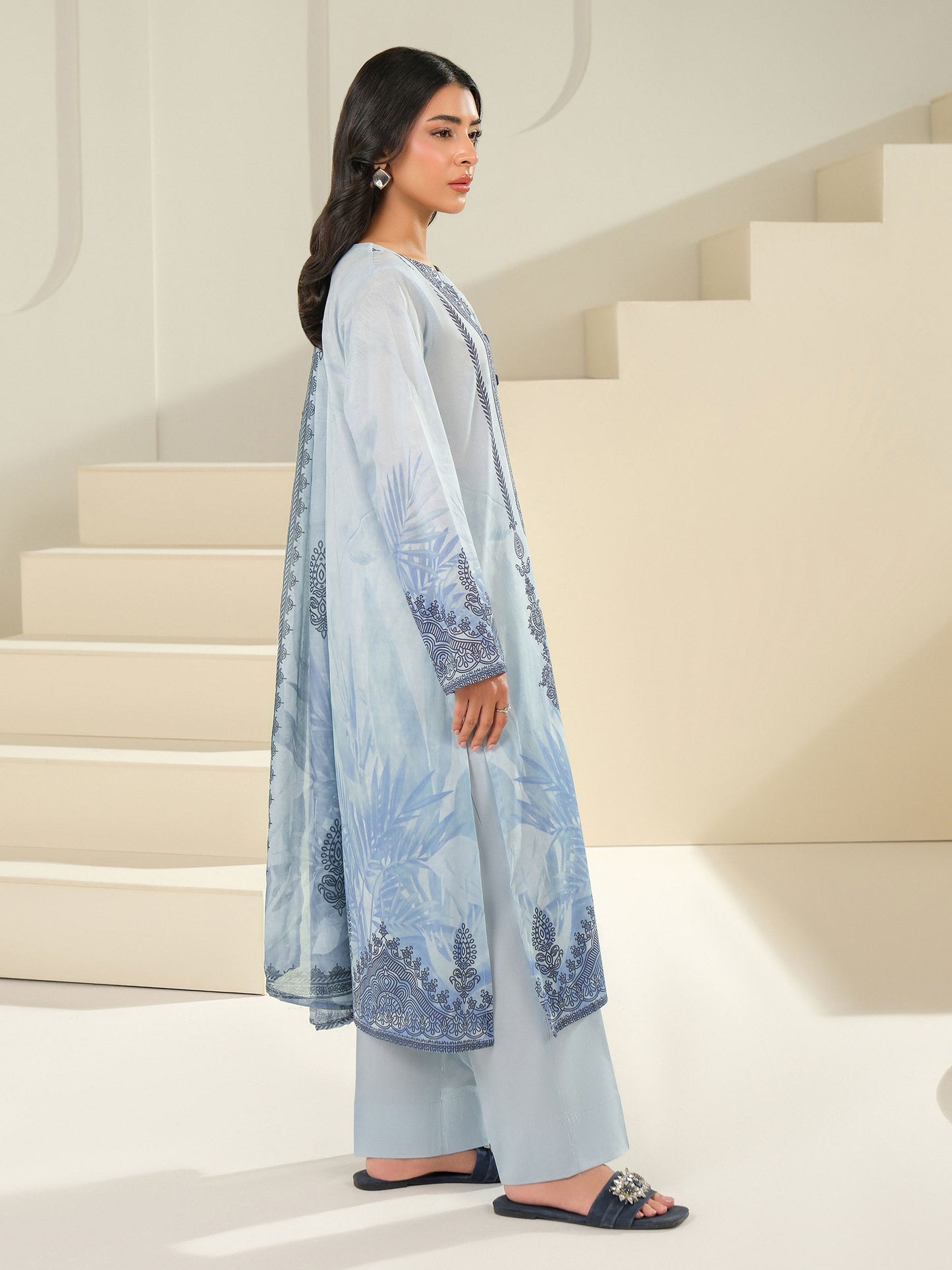 2 Piece Lawn Suit-Printed (Unstitched)