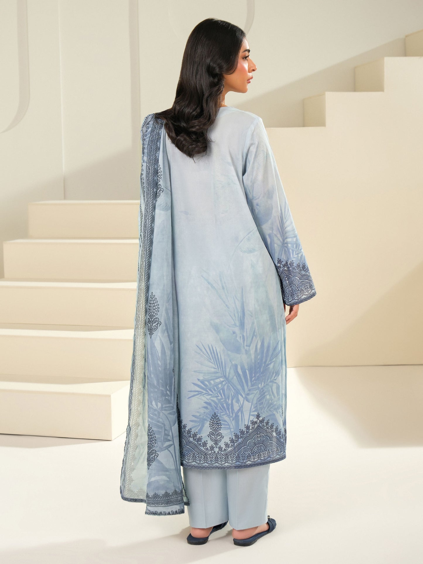 2 Piece Lawn Suit-Printed (Unstitched)