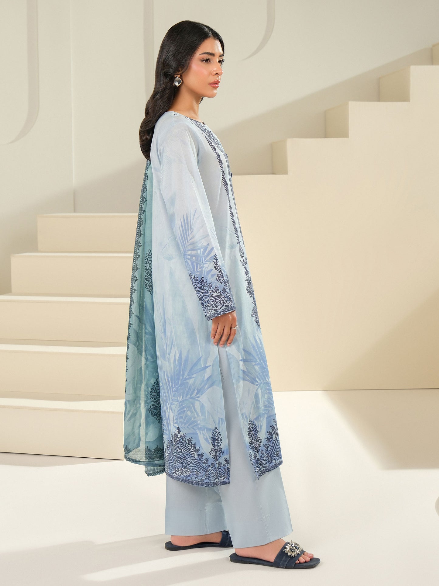 2 Piece Lawn Suit-Printed (Unstitched)