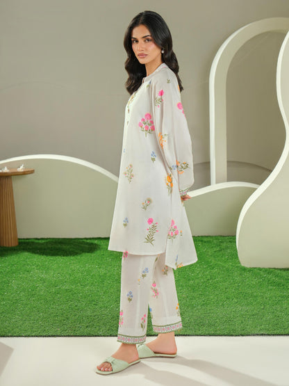 2 Piece Cambric Suit-Printed (Unstitched)