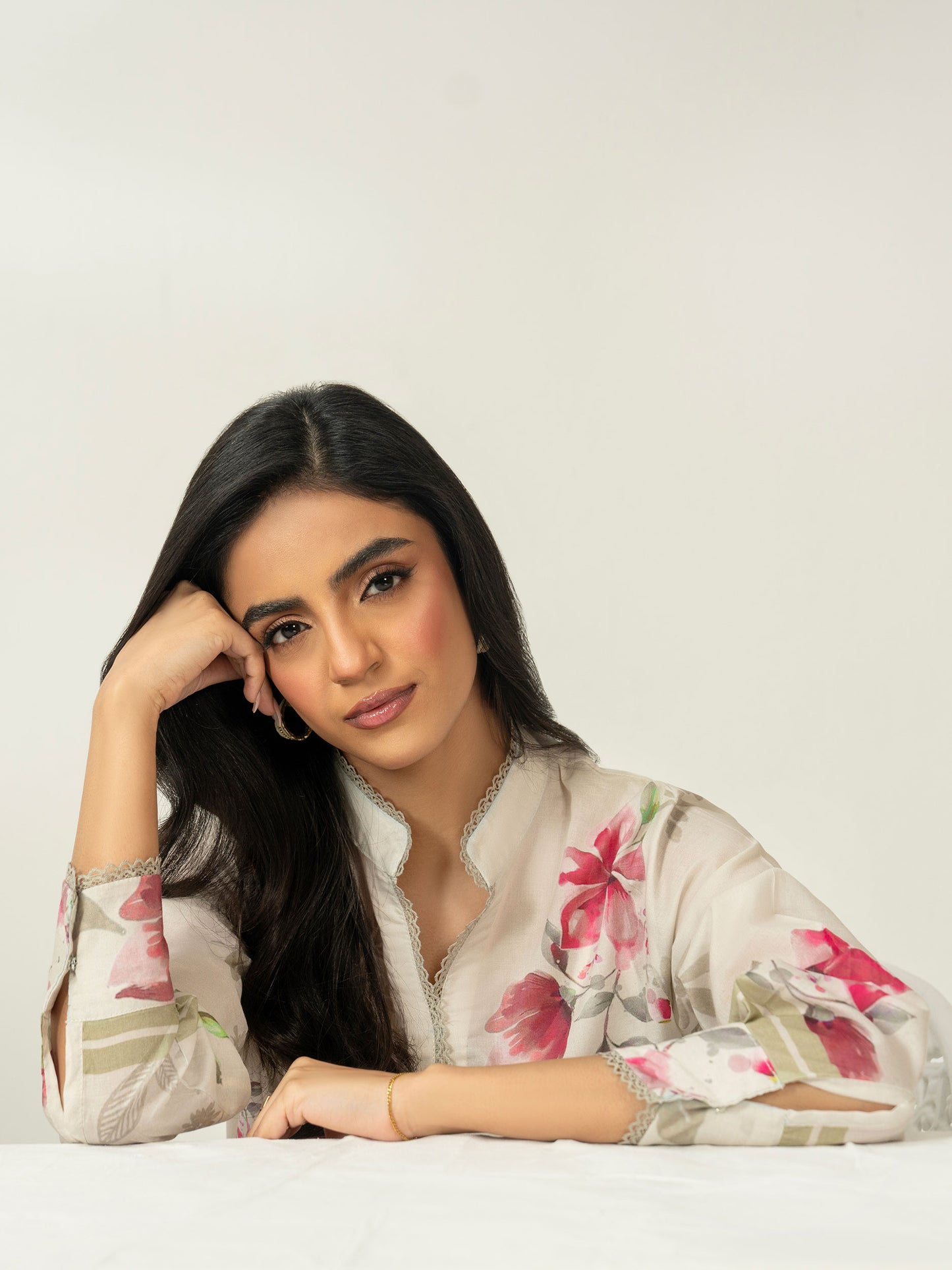 2 Piece Cambric Suit-Printed (Unstitched)