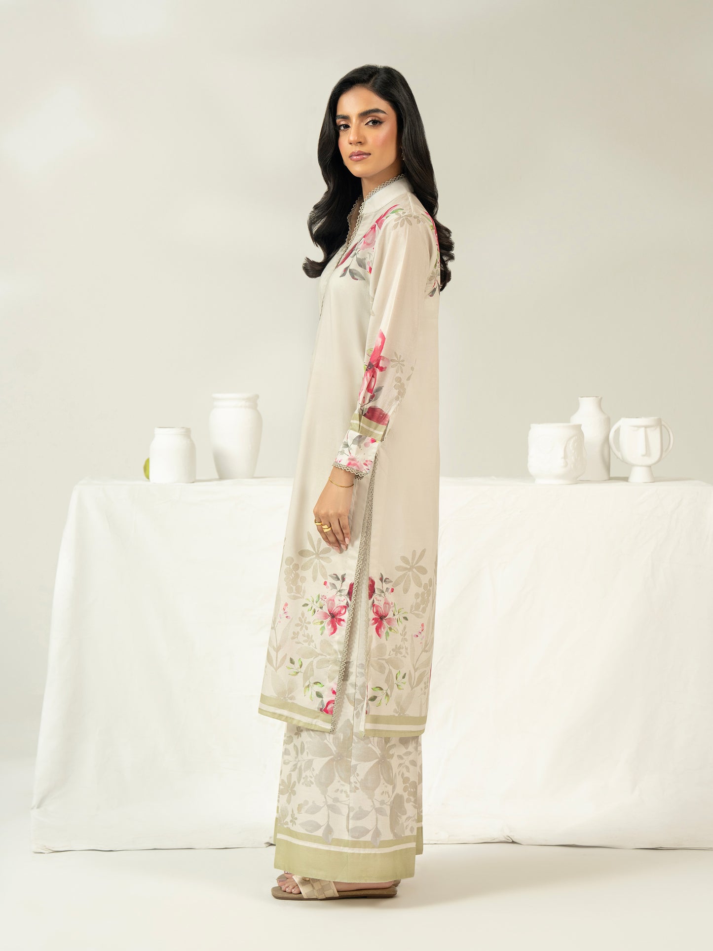 2 Piece Cambric Suit-Printed (Unstitched)