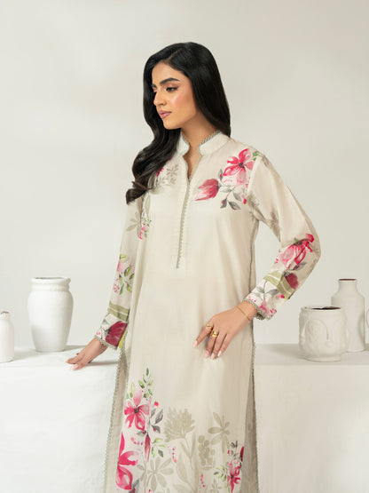 2 Piece Cambric Suit-Printed (Unstitched)