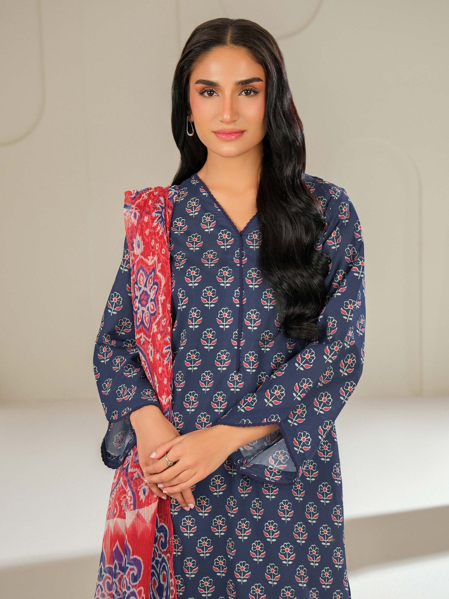 3 Piece Lawn Suit-Printed (Unstitched)