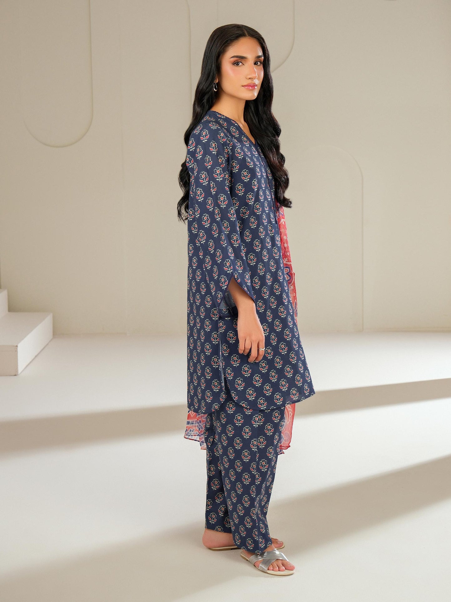 3 Piece Lawn Suit-Printed (Unstitched)