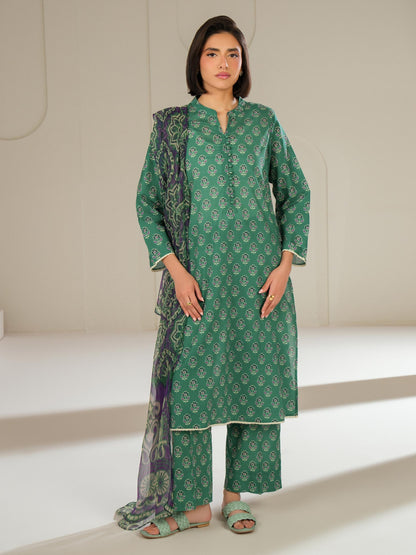 3 Piece Lawn Suit-Printed (Unstitched)