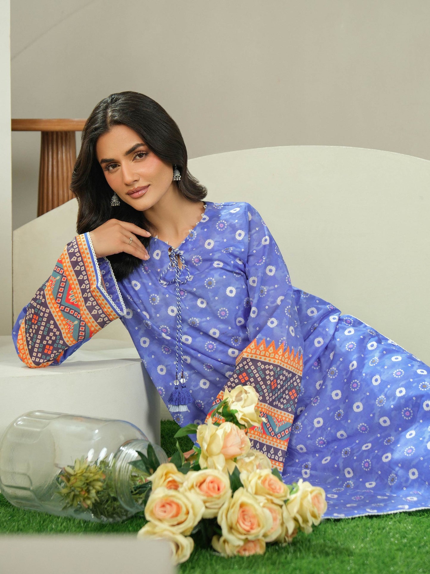 2 Piece Lawn Suit-Printed (Unstitched)