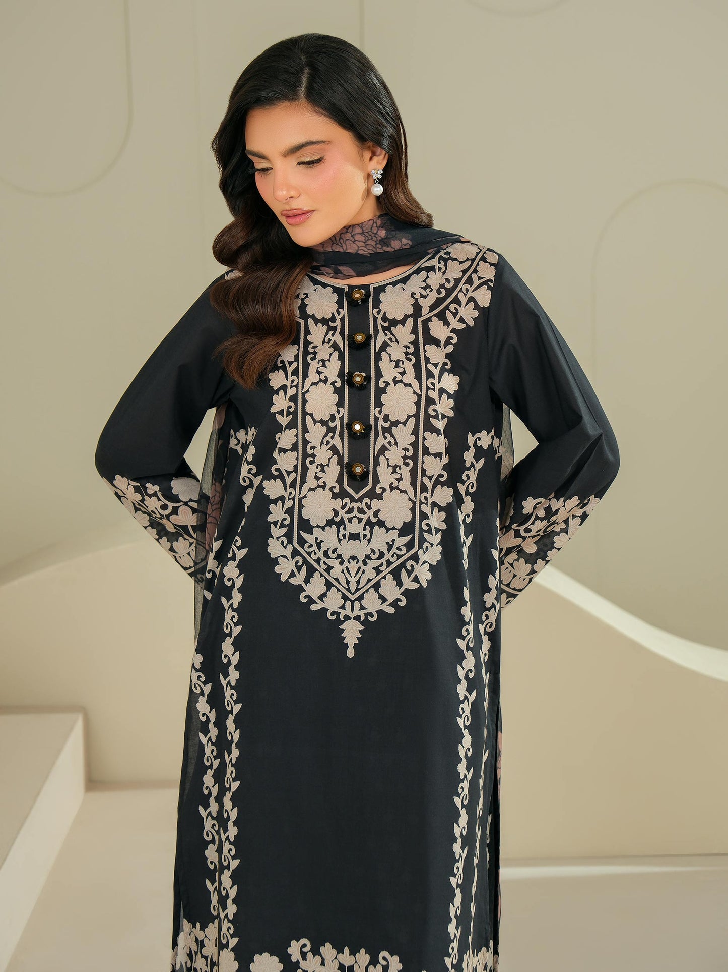 3 Piece Lawn Suit-Printed (Unstitched)