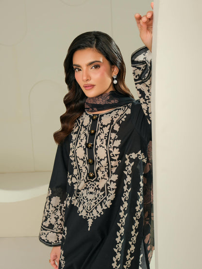 3 Piece Lawn Suit-Printed (Unstitched)