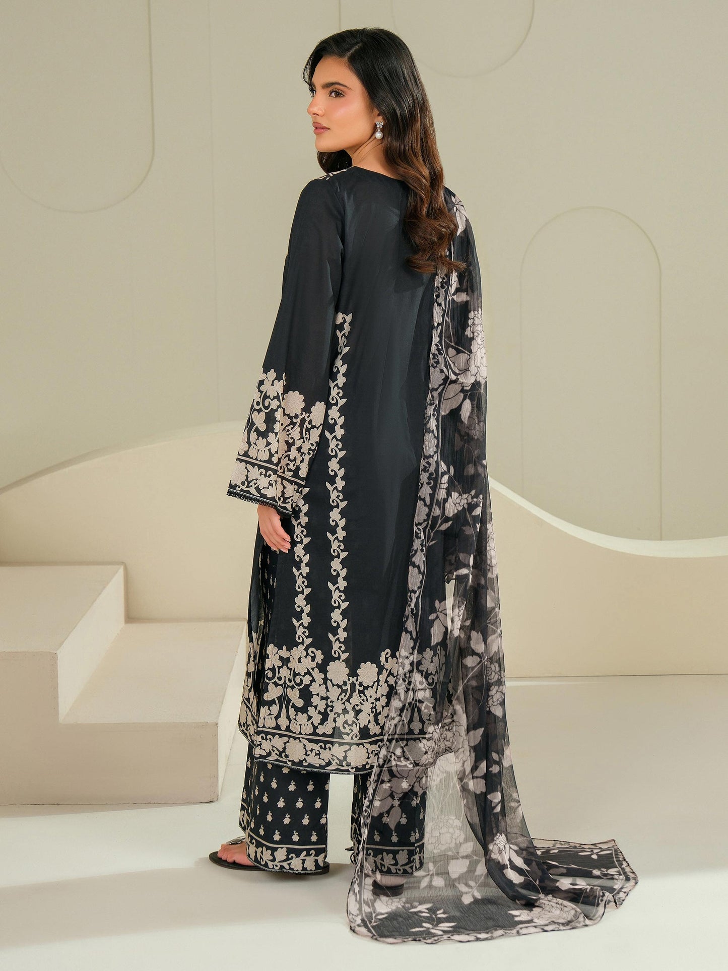 3 Piece Lawn Suit-Printed (Unstitched)