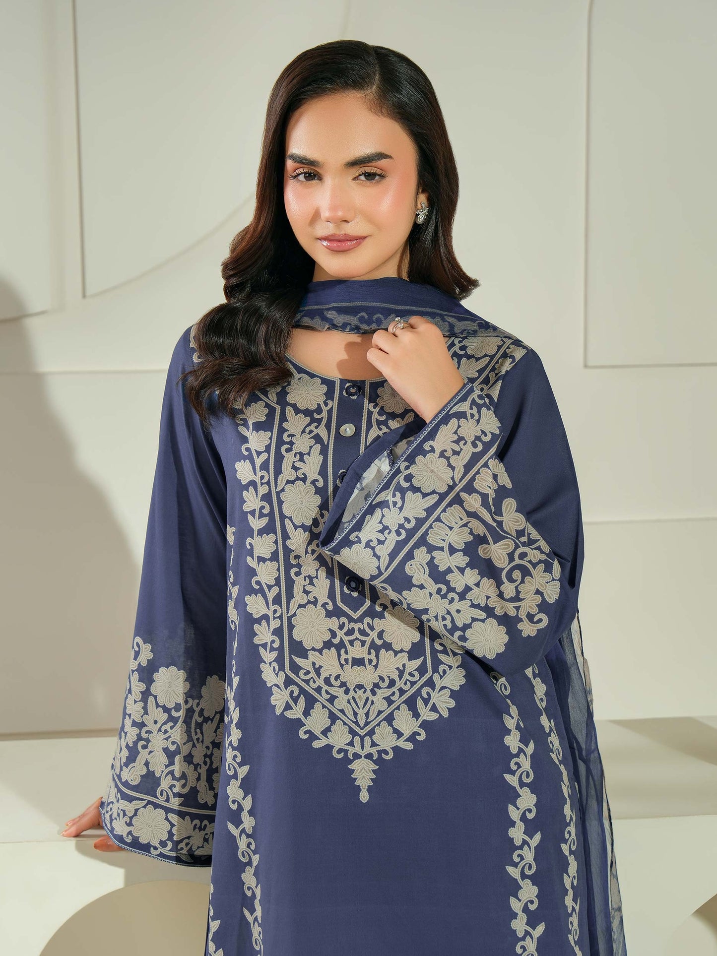 3 Piece Lawn Suit-Printed (Unstitched)
