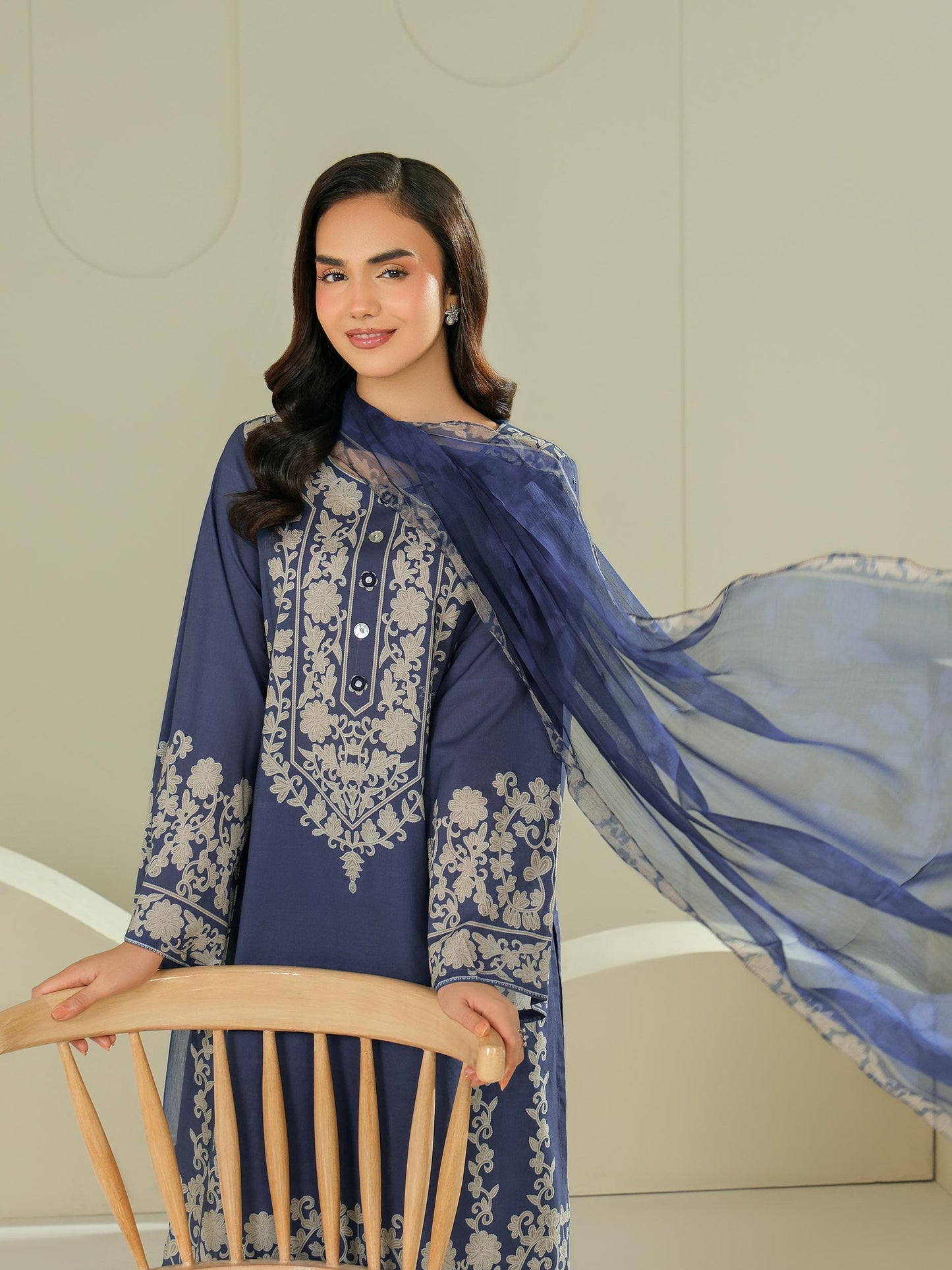 3 Piece Lawn Suit-Printed (Unstitched)