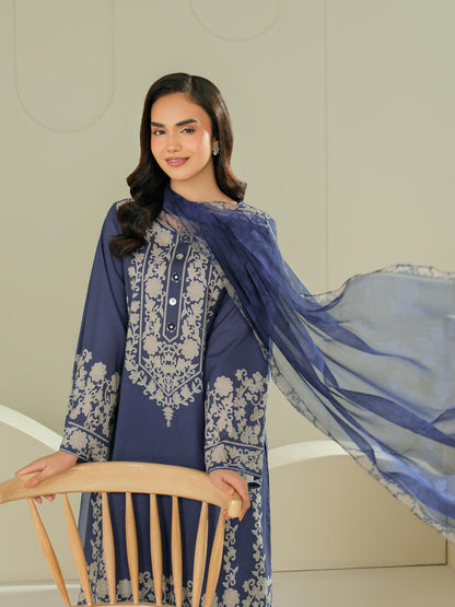 3 Piece Lawn Suit-Printed (Unstitched)
