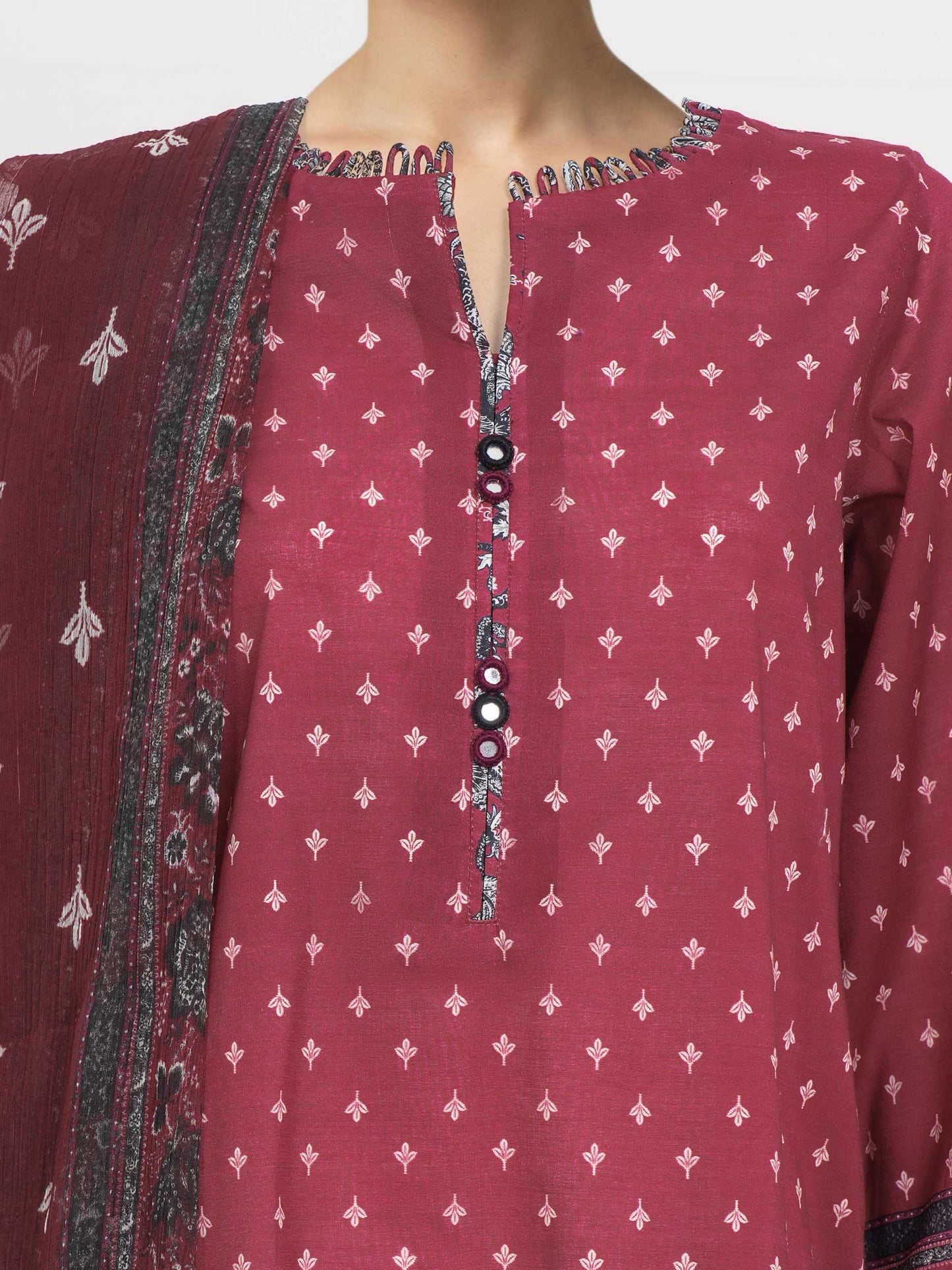 3 Piece Lawn Suit (Unstitched)