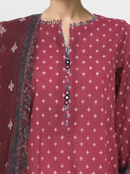 3 Piece Lawn Suit (Unstitched)