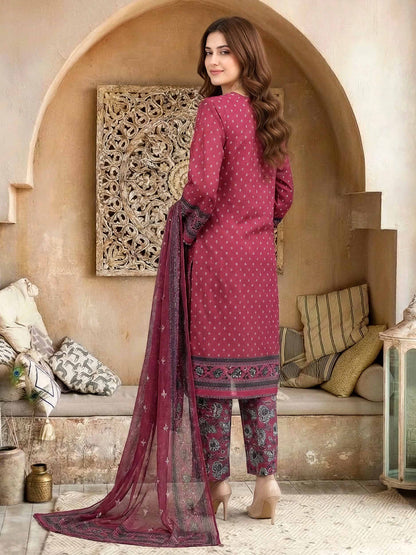 3 Piece Lawn Suit (Unstitched)