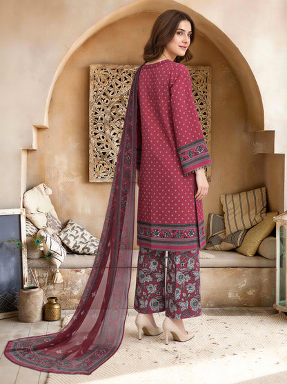 3 Piece Lawn Suit (Unstitched)