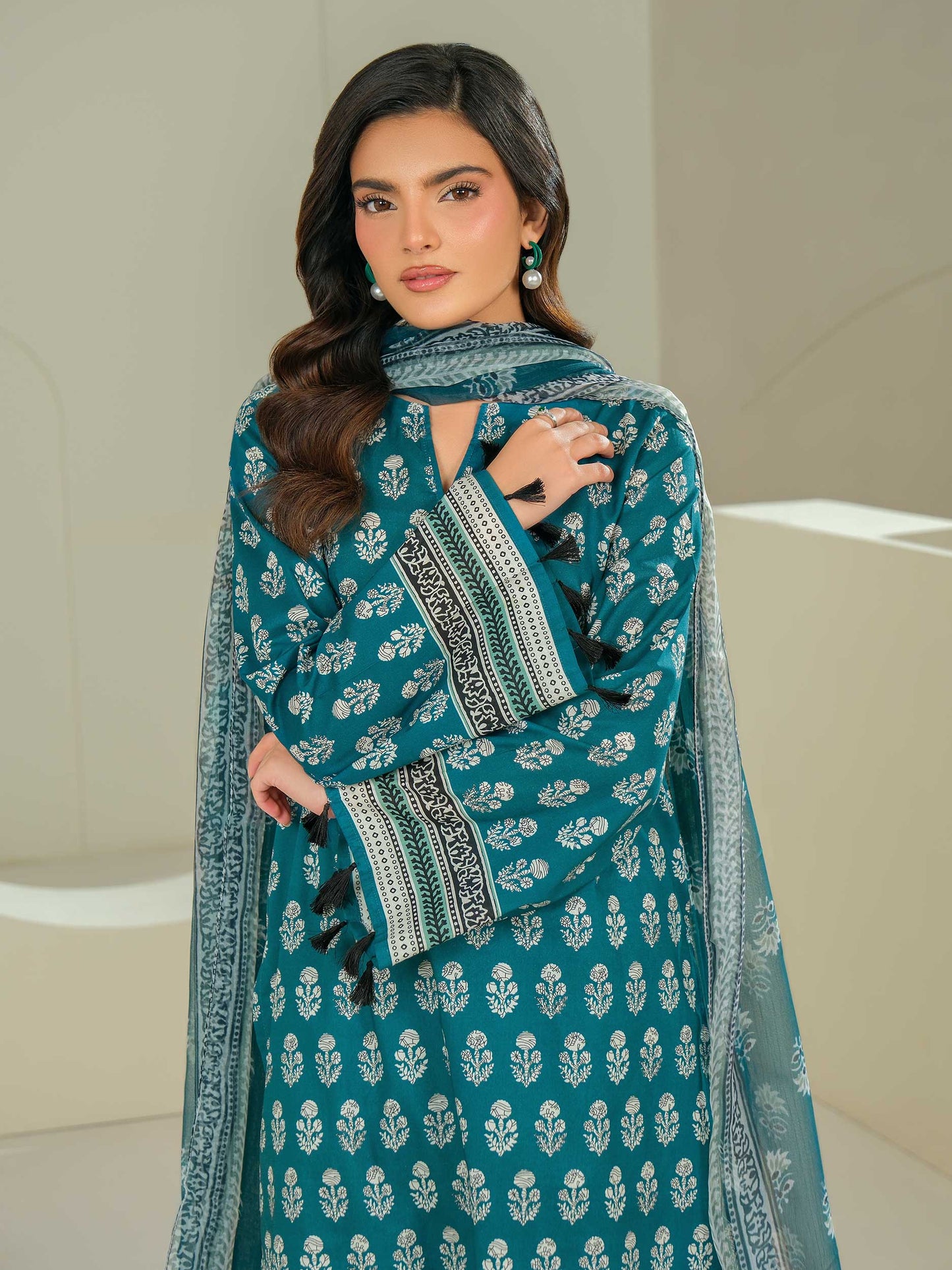 3 Piece Lawn Suit-Printed (Unstitched)