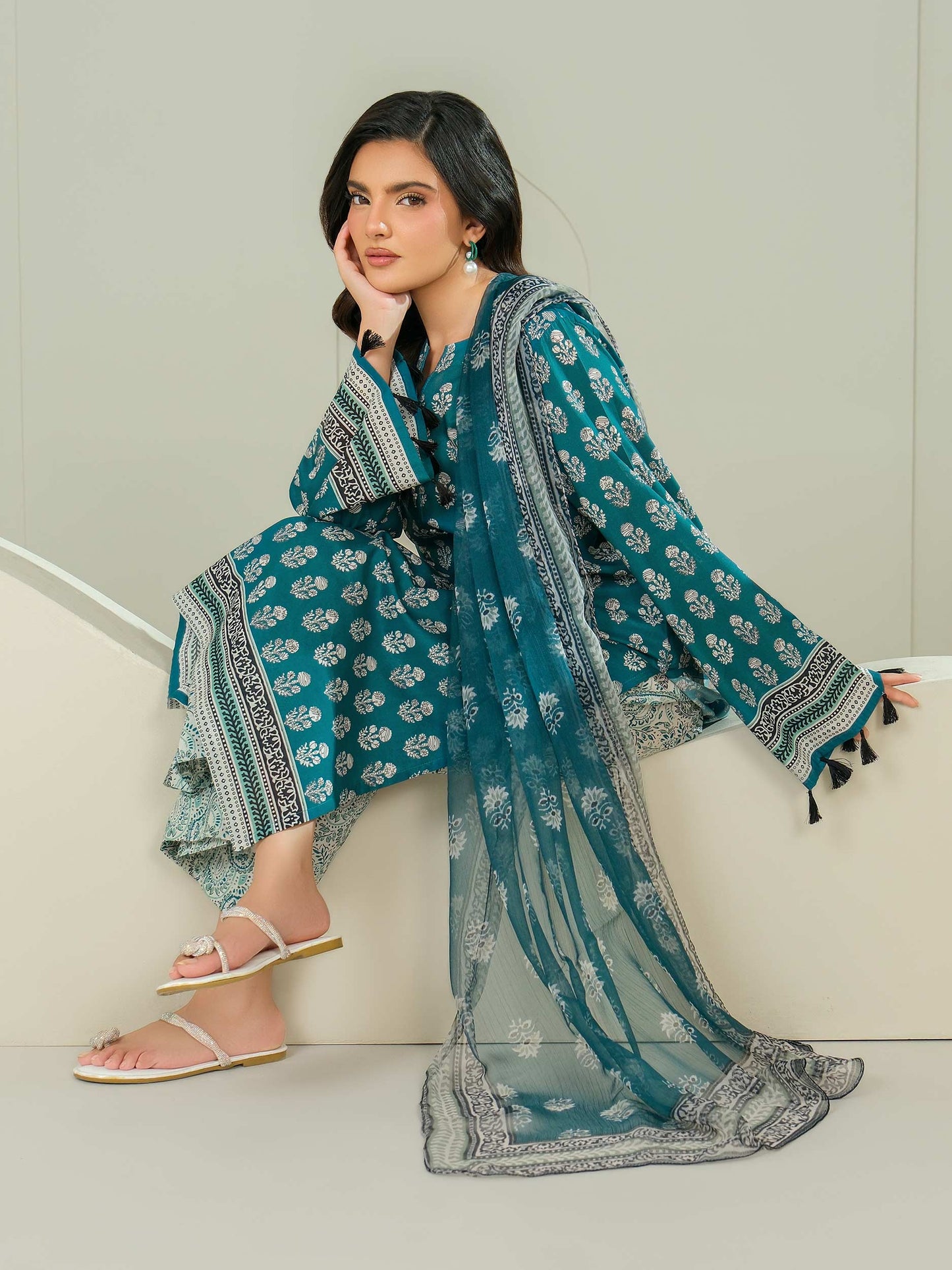 3 Piece Lawn Suit-Printed (Unstitched)