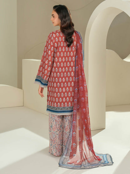 3 Piece Lawn Suit-Printed (Unstitched)