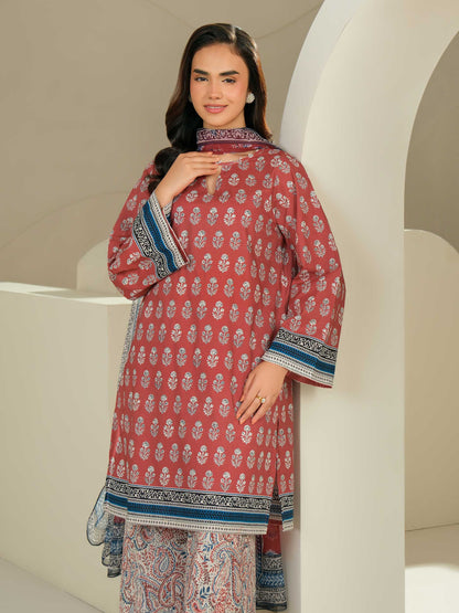 3 Piece Lawn Suit-Printed (Unstitched)