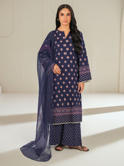 3 Piece Lawn Suit-Printed (Unstitched)