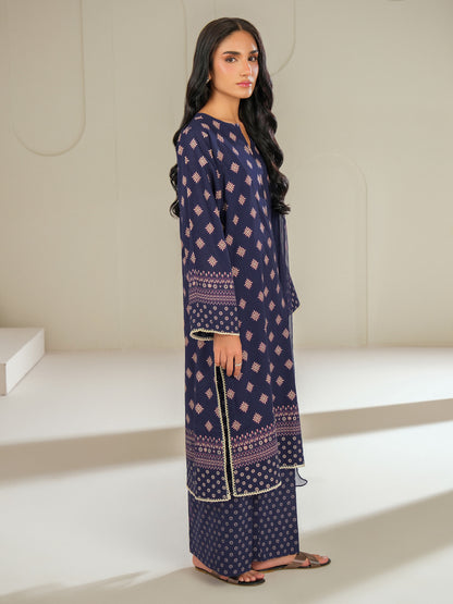 3 Piece Lawn Suit-Printed (Unstitched)