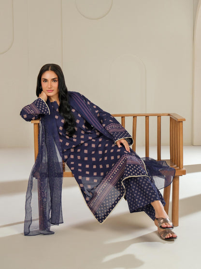 3 Piece Lawn Suit-Printed (Unstitched)