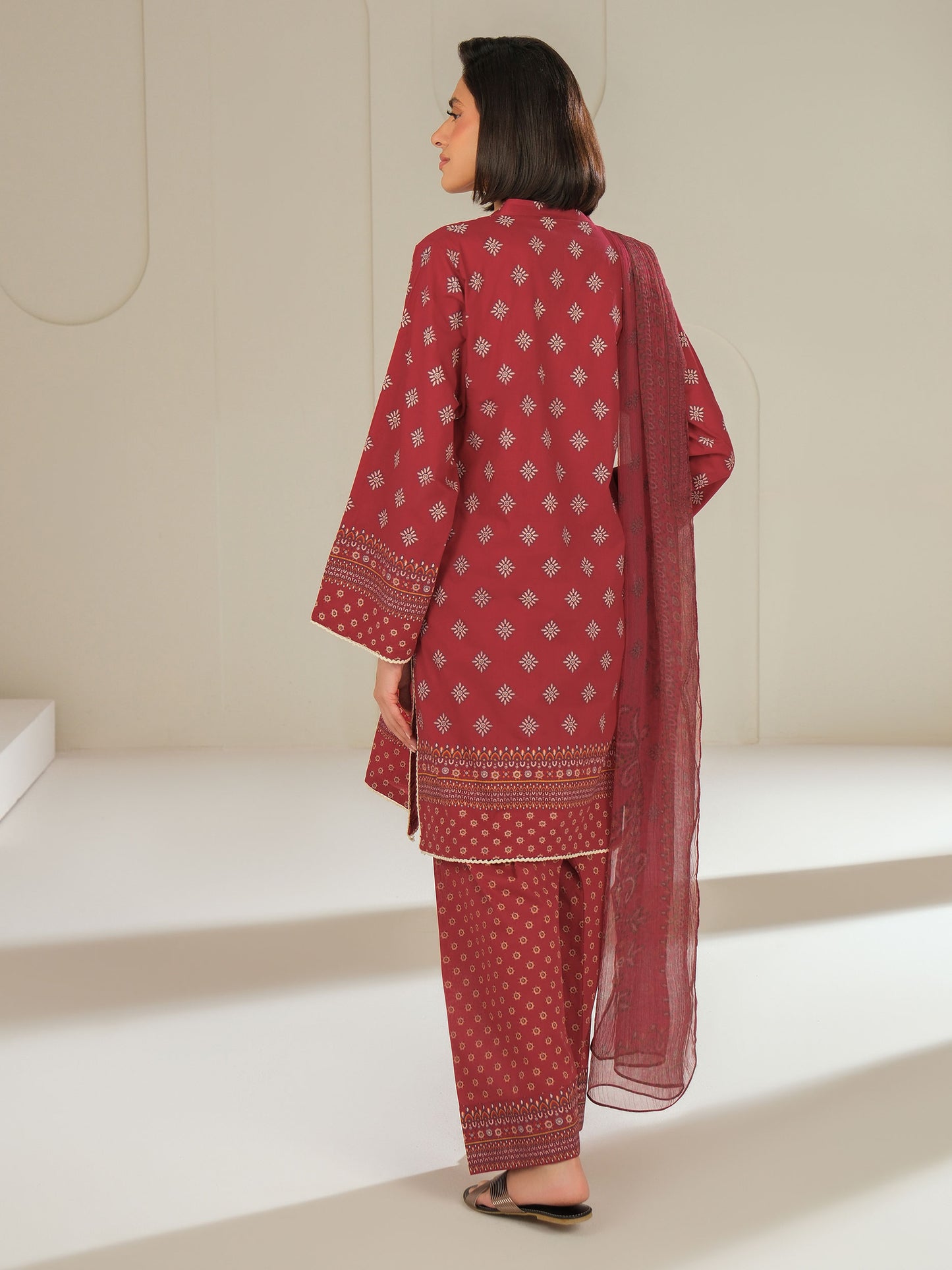 3 Piece Lawn Suit-Printed (Unstitched)