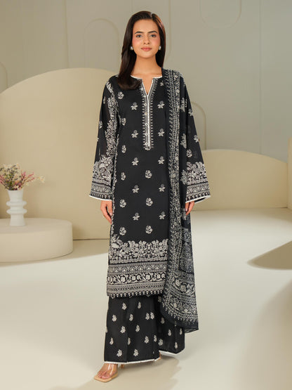 3 Piece Lawn Suit-Printed (Unstitched)