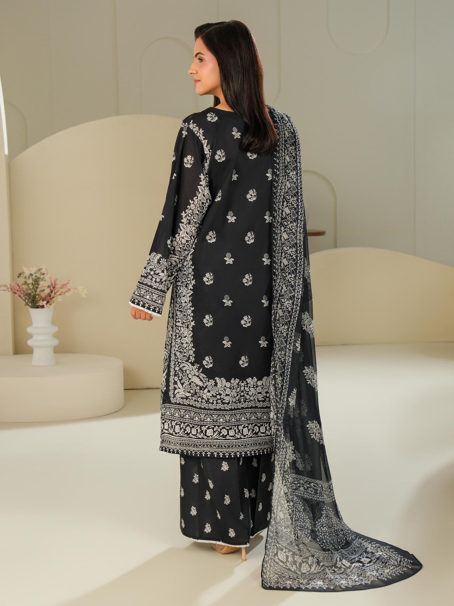 3 Piece Lawn Suit-Printed (Unstitched)