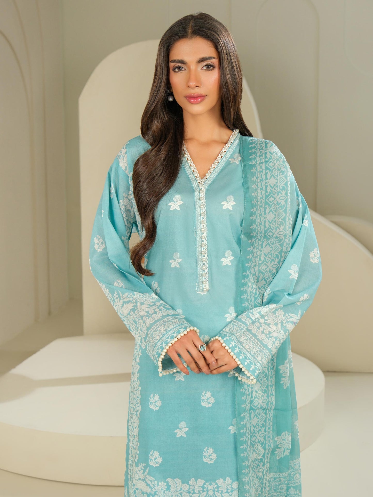 3 Piece Lawn Suit-Printed (Unstitched)