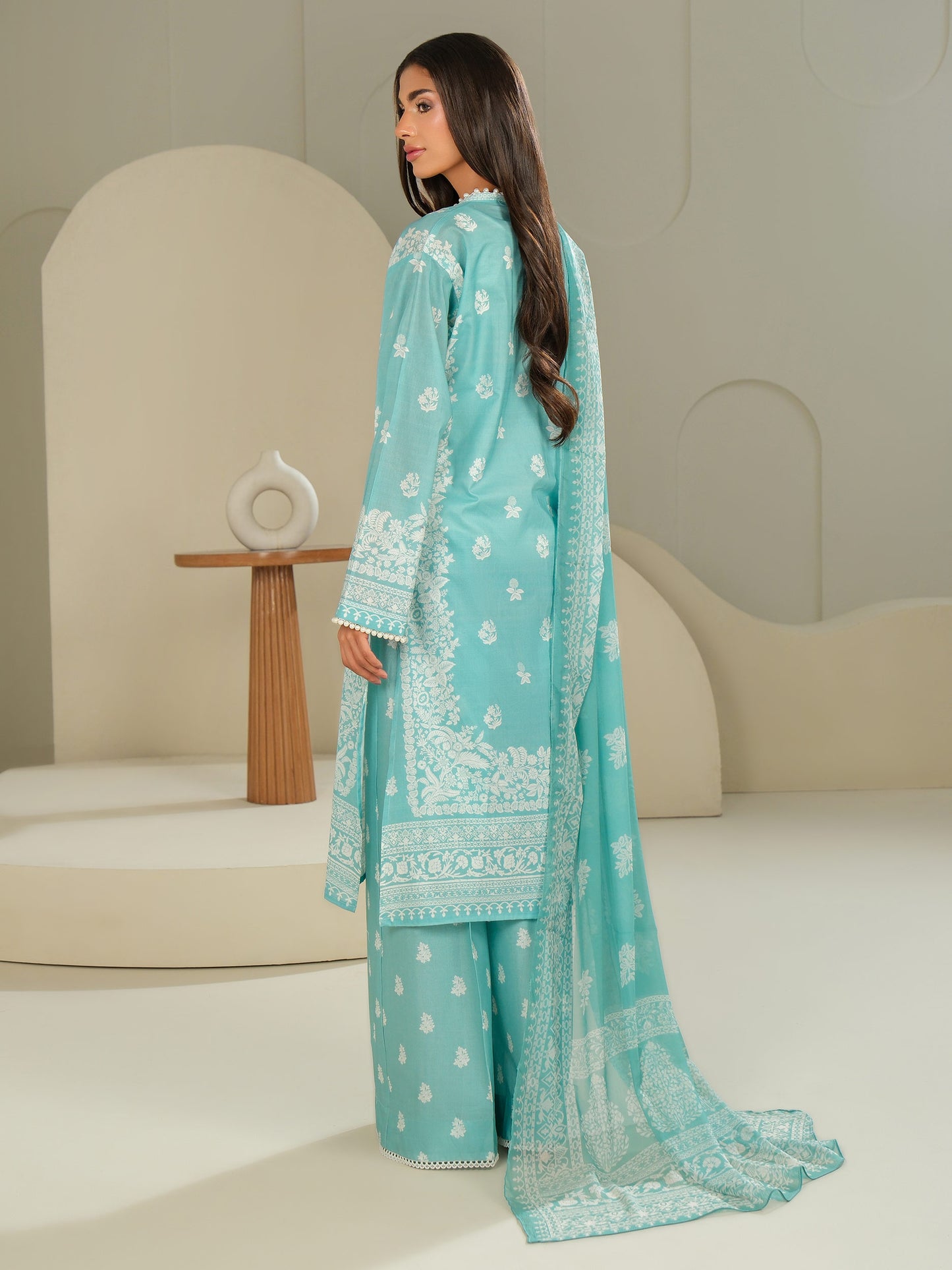 3 Piece Lawn Suit-Printed (Unstitched)