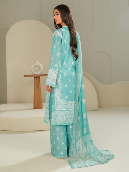 3 Piece Lawn Suit-Printed (Unstitched)