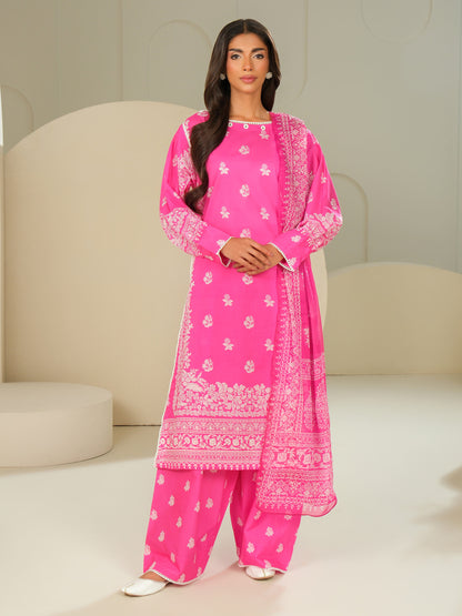 3 Piece Lawn Suit-Printed (Unstitched)
